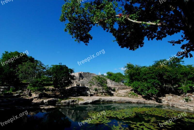 Cenote Great Yucatan Free Photos