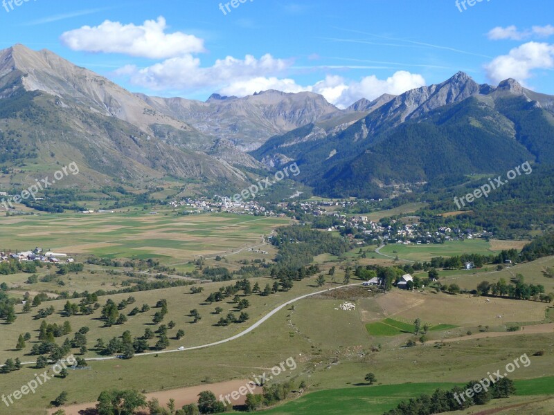 Landscape Nature Mountain Valley Village