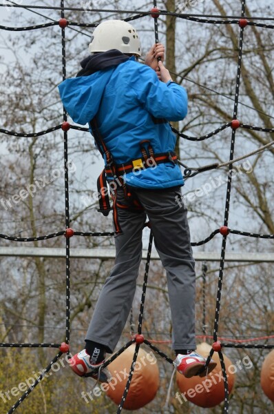 Helmet Child People Climbing Free Photos