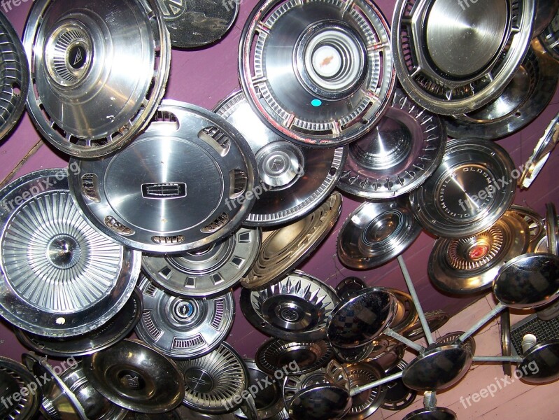 Hub Caps Hubcaps Ceiling Ceiling Decor Decorating