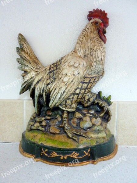 Rooster Poultry Animal Chicken Decoration