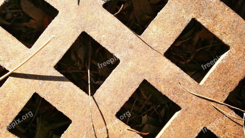 Grating Detail Forging Wrought Iron Metal