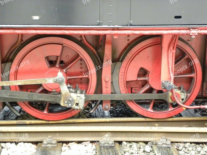 Locomotive Train Railway Wheels Drive