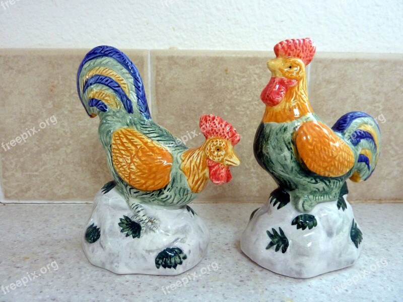 Chicken Ceramic Kitchen Ceramics Decorated