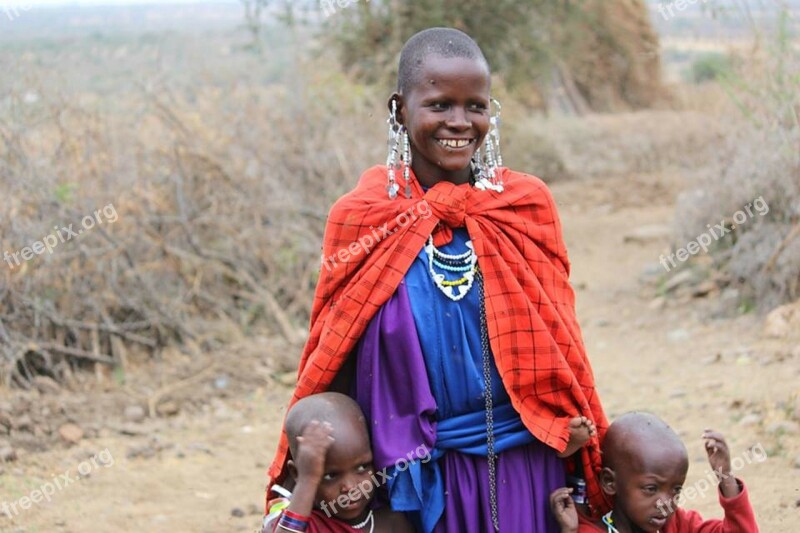 Massai People Tanzania Boma Africa