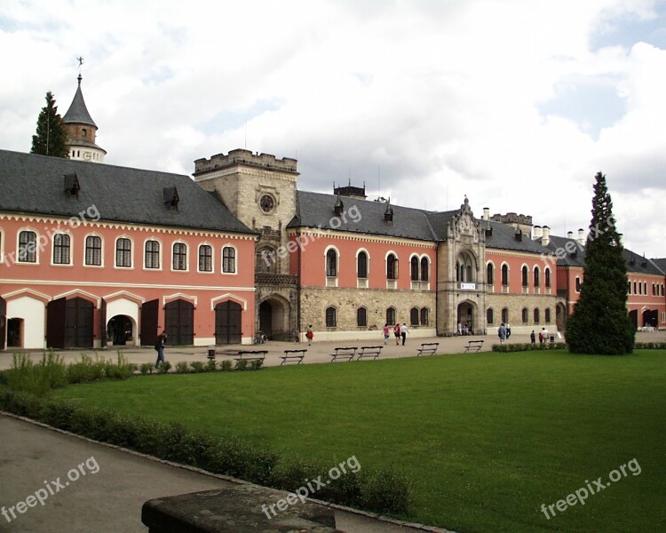 Castle Sychrov Czech Republic Free Photos