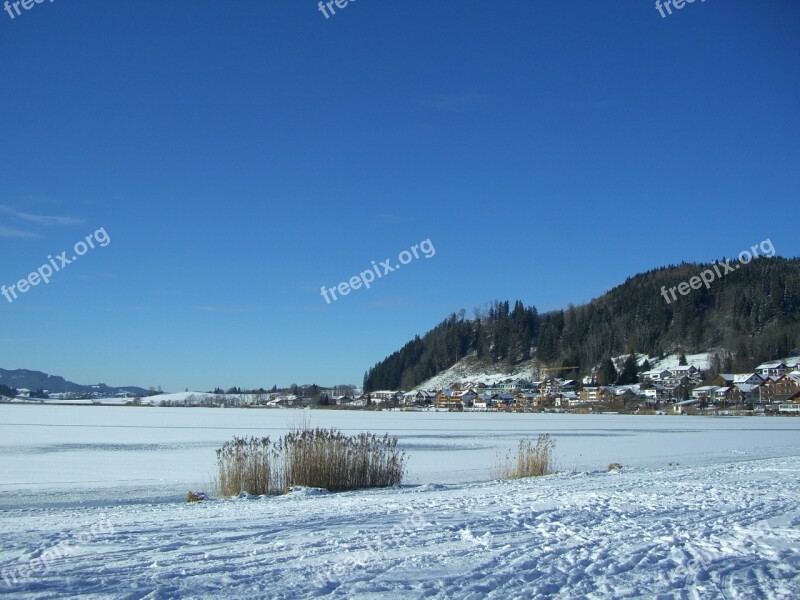 Hop On The Lake Winter Snow Lake Ice