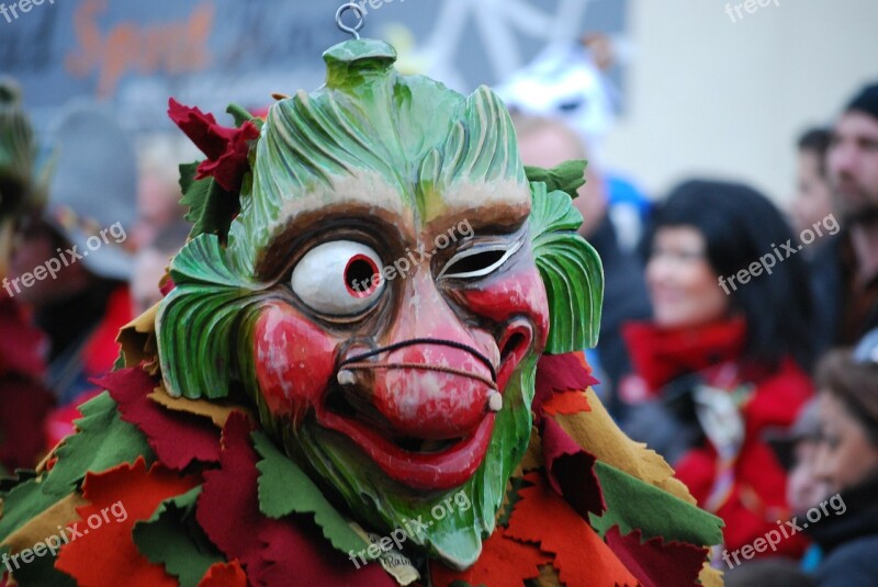 Mask Parade Carnival Shrovetide Germany