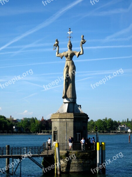 Rotating Figure Courtesan Imperia Port Constancy Lake Constance