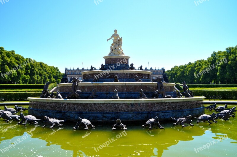 Fountain Schlosspark Herrenchiemsee Herrenchiemsee Chiemsee Gargoyle