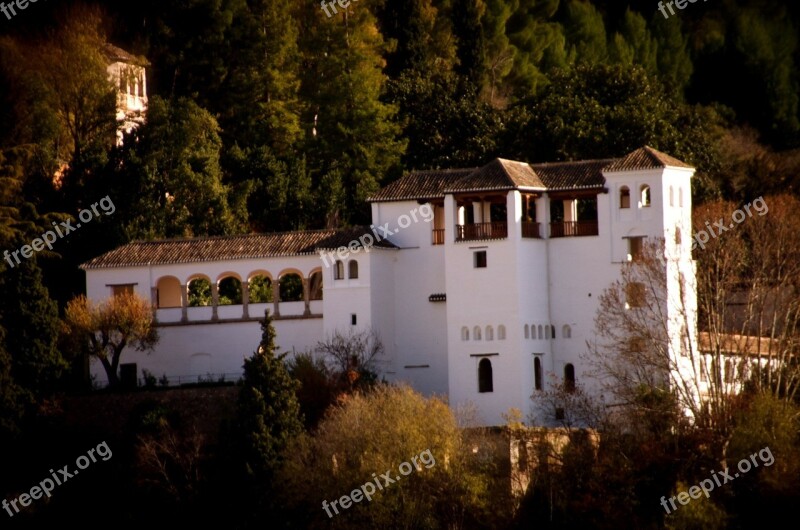 Palace Spain Granada Fortress Europe