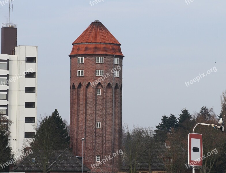 Water Tower Brunsbüttel 1911 Building Free Photos