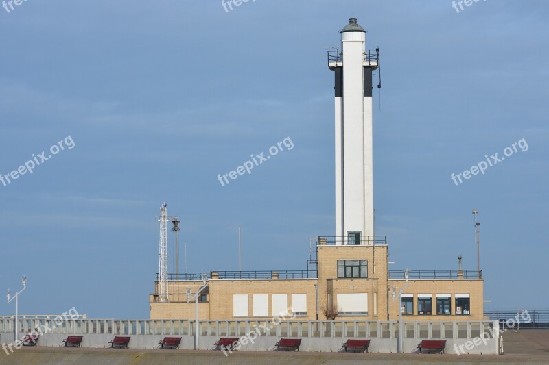 Lighthouse Building Blankenberge Free Photos