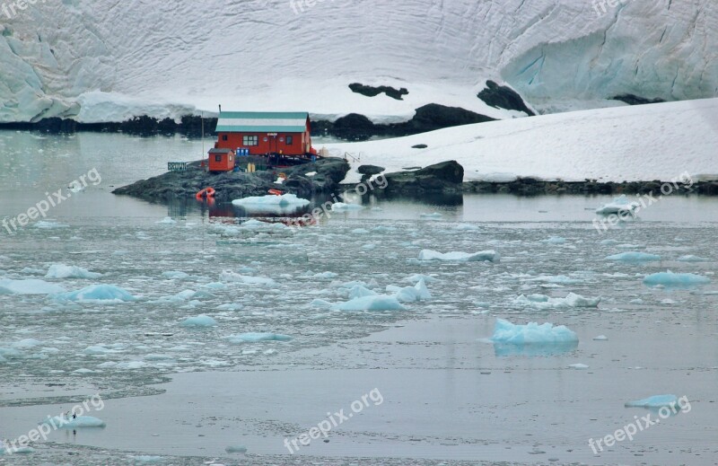 Antarctica Glacier Ice Floating Chunks