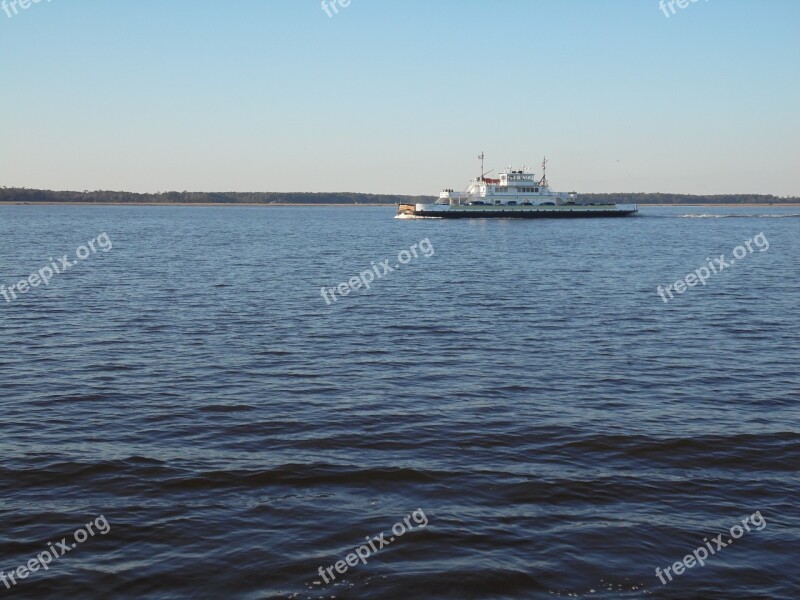 Ferry Boat Ship Transportation Ships