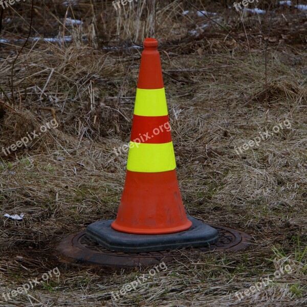 Safety Cone Cone Attention Symbol Warn Dash