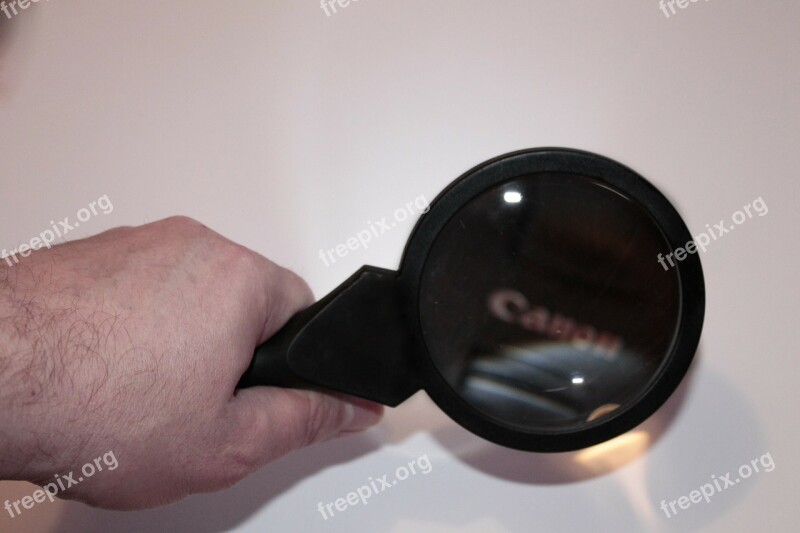 Hand Magnifying Glass Increase Magnifier Glass Search