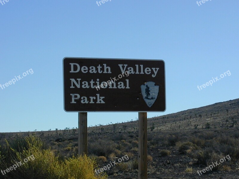 Death Valley National Park Shield Mojave Desert California