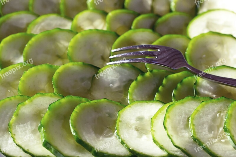 Cucumber Salad Cucumbers Gherkins Cucumis Sativus Vegetables