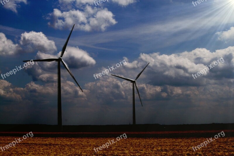 Pinwheel Windmill Energy Wind Power Environmental Technology