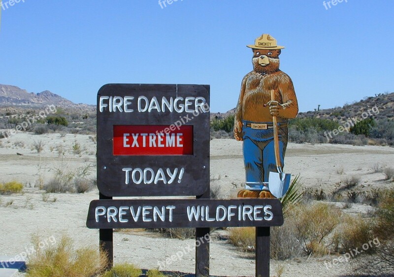 Fire Warning Danger Note Shield Fire Hazard Forest Fires