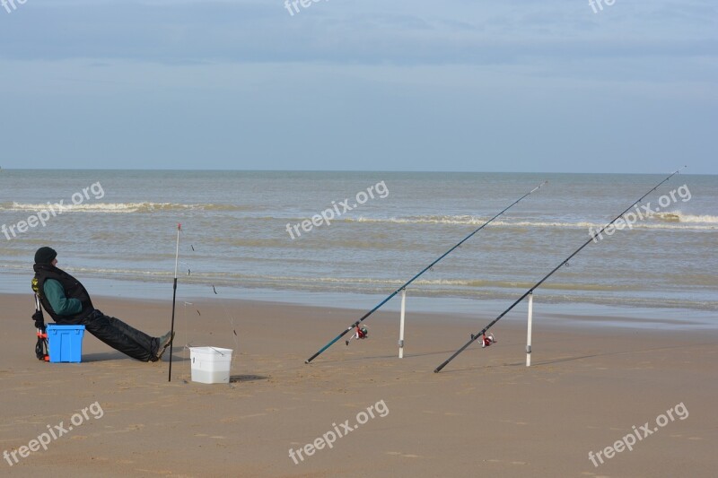 Visser Sea Fishing Lines People Nature