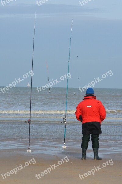 Visser Sea Fishing Lines People Nature