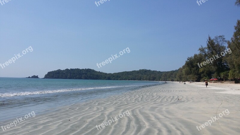 Ko Payam Thailand Bay Beach Sand