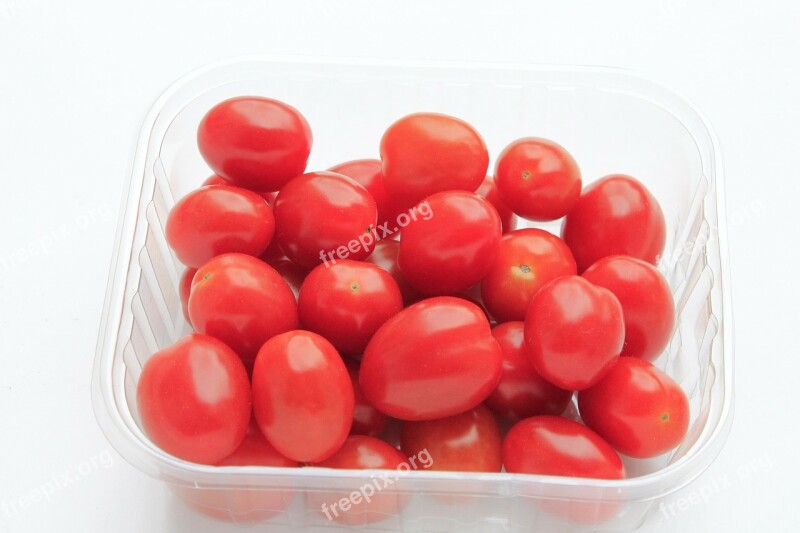 Grape Tomatoes Tomatoes Vegetables Fresh Red