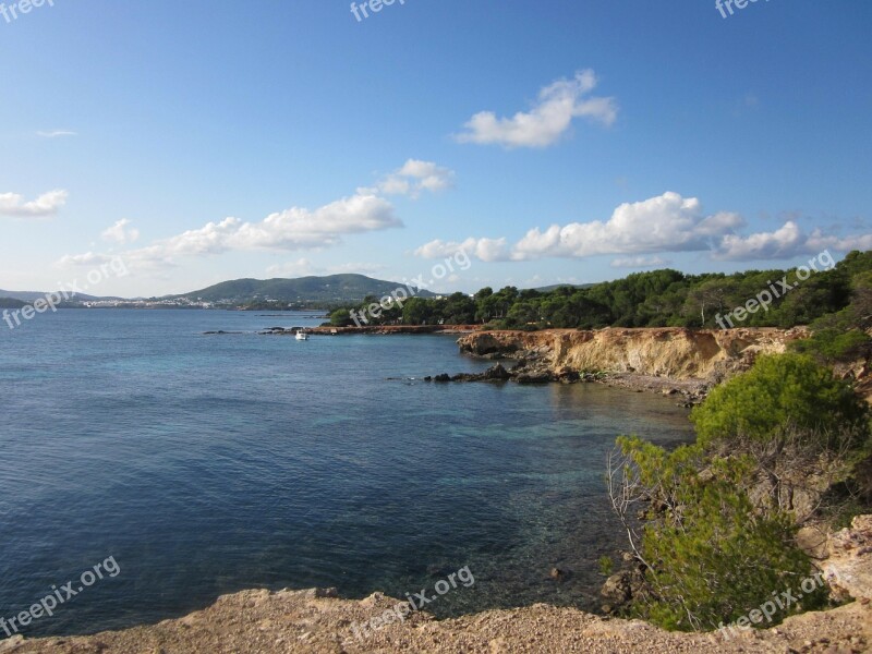 Ibiza Balearic Islands Spain Sea Vacations