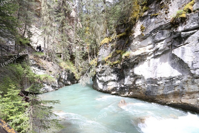 Water Nature River Banff Hike