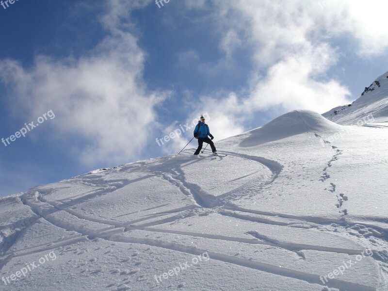 Backcountry Skiiing Departure Ski Touring Skiing Skitouren Goers