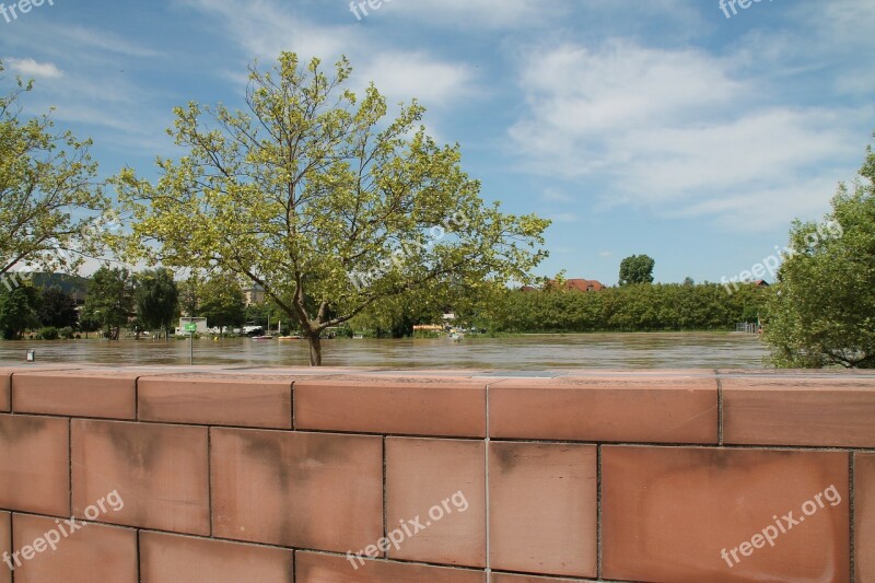 Hochwasse Wall Dam Free Photos