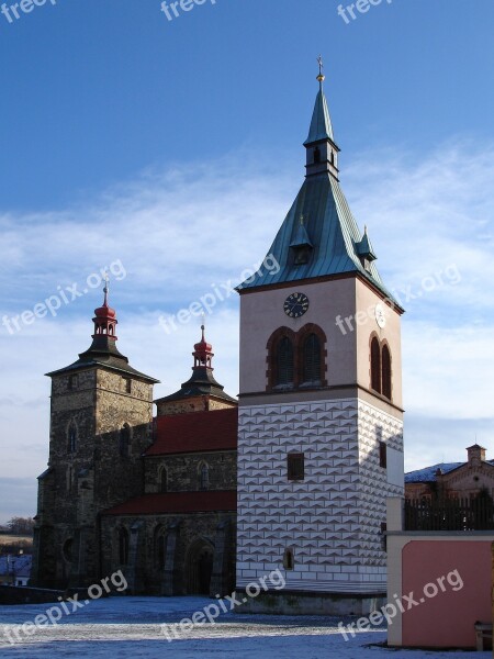 Bohemia Kourim Church Belfry Free Photos