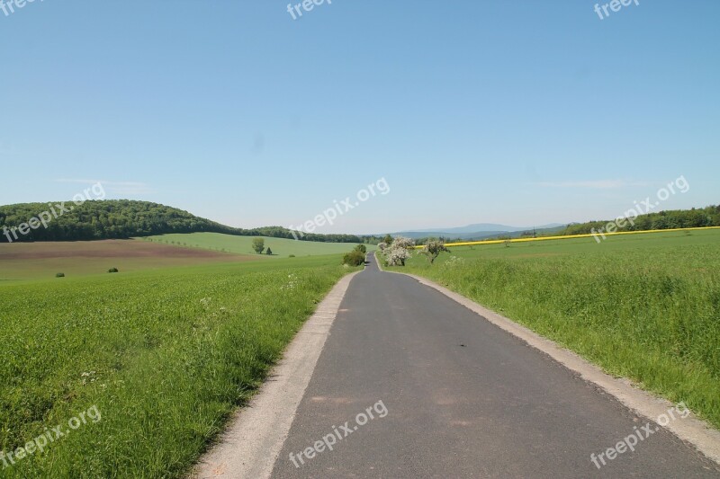 Road Landscape Just Long Gone Away