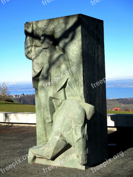 Monument Sculpture Bildhauerhunst Jean Henri Dunant Red Cross