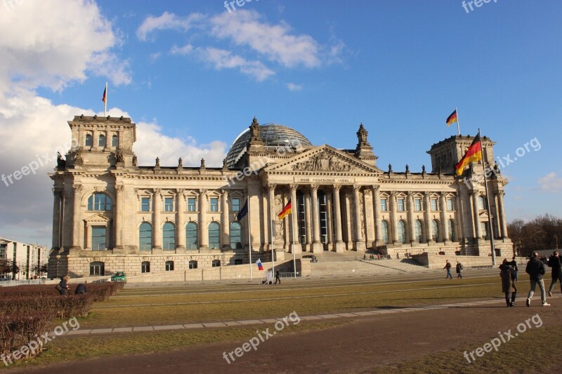 Reichstag Berlin Government Germany Bundestag