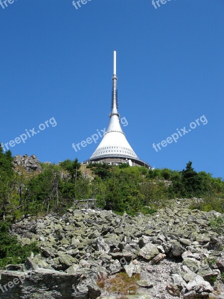 Bohemia Mountains Ještěd Lookout Free Photos