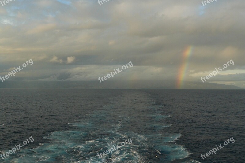 Rainbow Spectrum Weather Phenomenon Rainbow Colors Sky