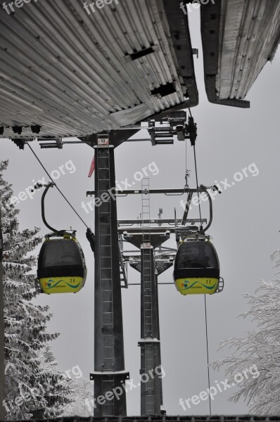 Cableway Rollercoaster Mountains The Station Module