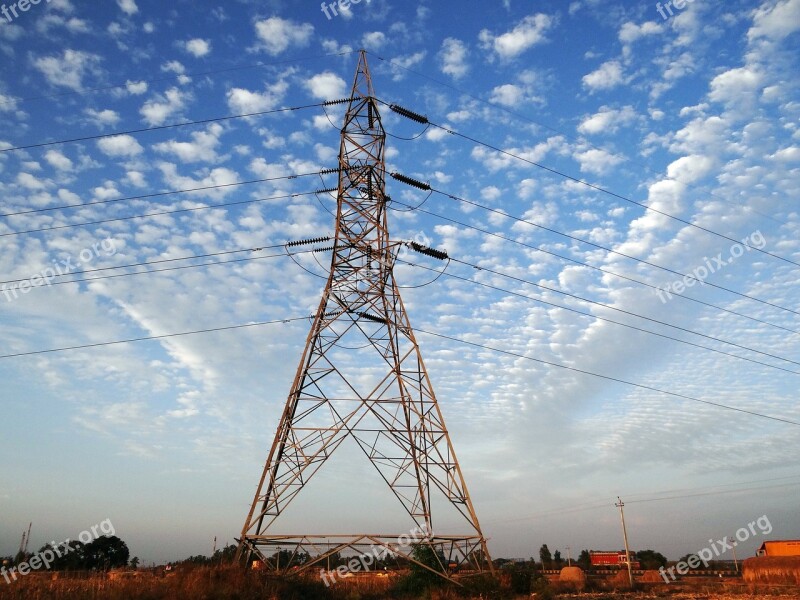 Electric Power Pylon High Voltage Electric Tower Transmission Line