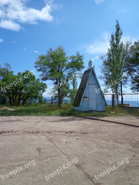 Cabin Blue Beach Sky Cloud