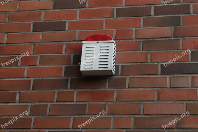 External Alarm Signal Light Wall Security Free Photos