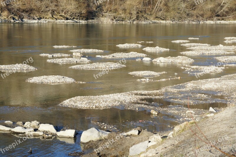 Inn River Water Islands Pebble