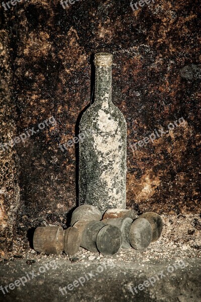 Old Wine Bottle Cellar Bottle Mold Forget