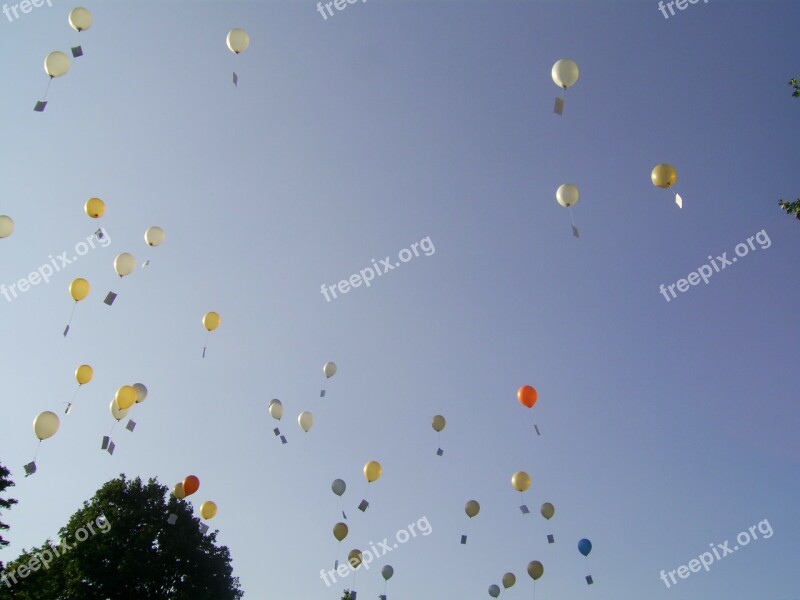 Balloons Sky Competition Free Photos