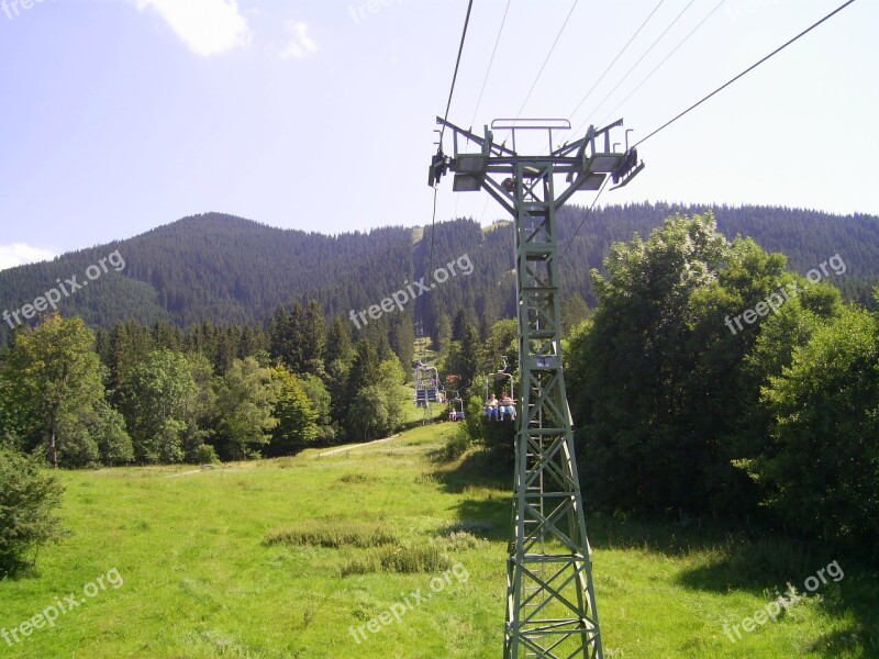 Mountains Chairlift Cable Car Free Photos