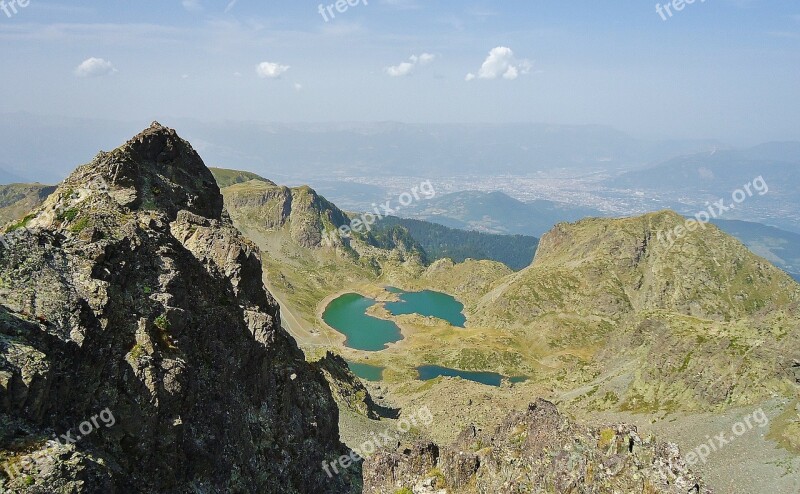 Lakes Robert Lakes Mountain Summit Panoramic Views