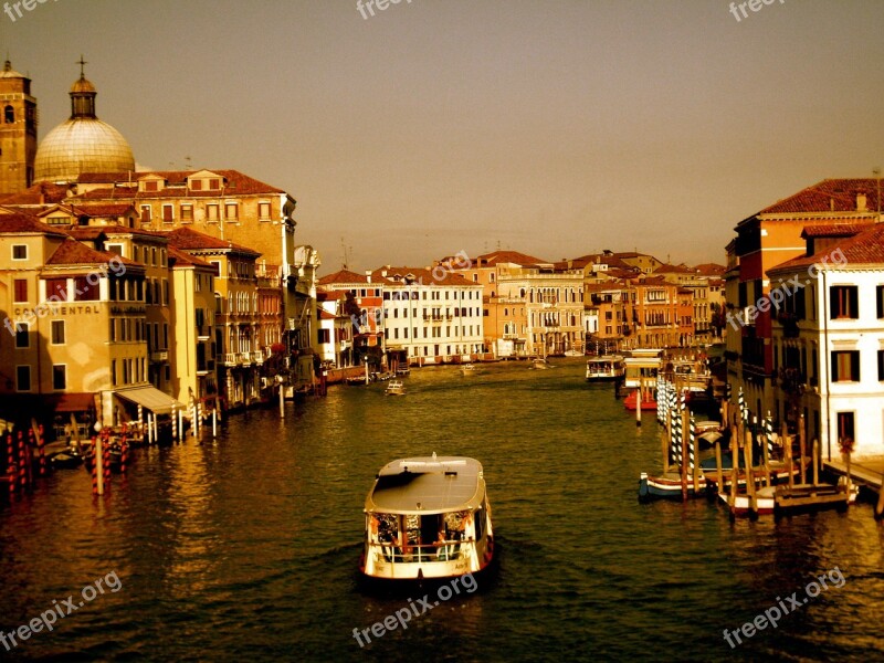 Boat Water Island Venice Veneto