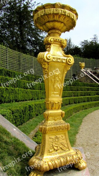 Flower Column Royal Versaille Paris Louis Xiv